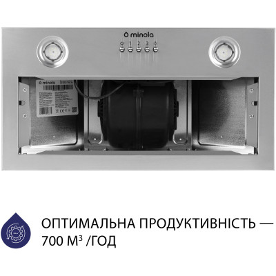 Вытяжка кухонная Minola HBI 5204 I 700 LED
