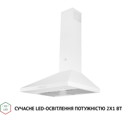 Витяжка кухонна Perfelli K 6402 WH 850 LED