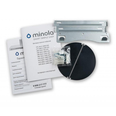 Витяжка кухонна Minola HVS 6662 BL/I 1000 LED Витяжка кухонна Minola HVS 6662 BL/I 1000 LED