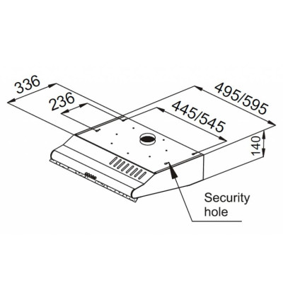Вытяжка кухонная Pyramida WHX 50 IV