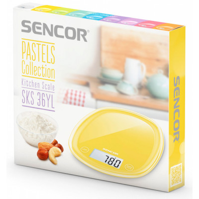 Весы кухонные Sencor SKS 36YL Весы кухонные Sencor SKS 36YL