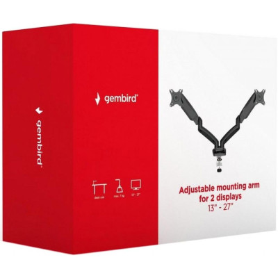 Кронштейн Gembird MA-DA2-01 Кронштейн Gembird MA-DA2-01