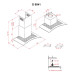 Вытяжка кухонная Perfelli G 9841 I Вытяжка кухонная Perfelli G 9841 I