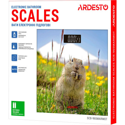 Весы напольные Ardesto SCB-965MARMOT Весы напольные Ardesto SCB-965MARMOT