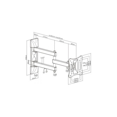 Кронштейн ITech LCD33B WHITE
