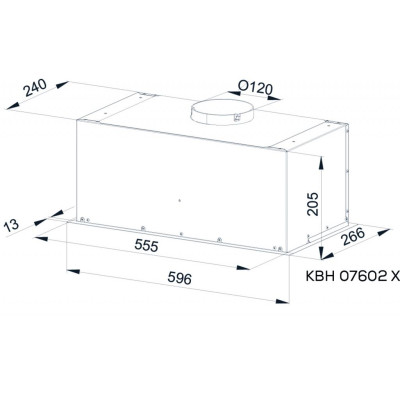 Витяжка кухонна Kernau KBH 07602 X