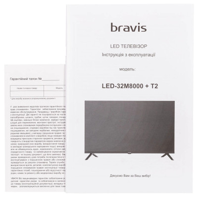 Телевізор Bravis LED-32M8000Smart+T2