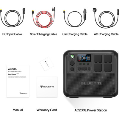 Зарядна станція BLUETTI AC200L 2400W Зарядна станція BLUETTI AC200L 2400W