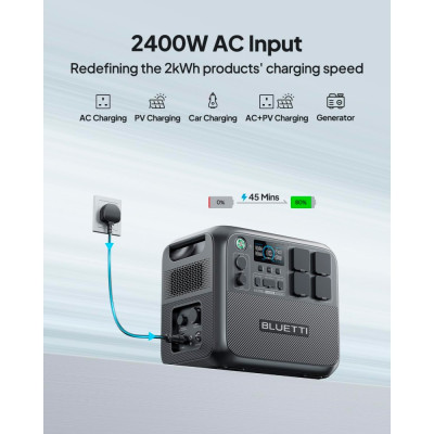 Зарядна станція BLUETTI AC200L 2400W Зарядна станція BLUETTI AC200L 2400W