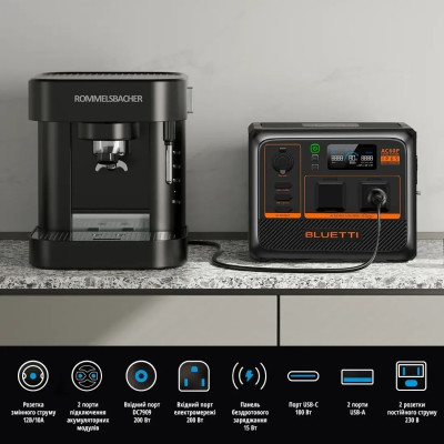 Зарядна станція BLUETTI AC60P (600 Вт, 504 Вт*ч) Зарядна станція BLUETTI AC60P (600 Вт, 504 Вт*ч)