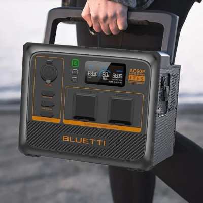 Зарядна станція BLUETTI AC60P (600 Вт, 504 Вт*ч) Зарядна станція BLUETTI AC60P (600 Вт, 504 Вт*ч)